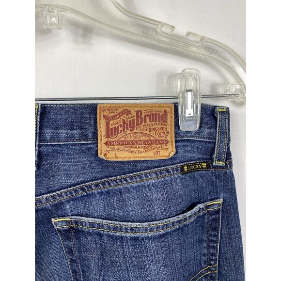 Lucky Brand Jeans Size 36x34 Mens Vintage Y2K Denim Medium Wash Straight Leg - Picture 7 of 9